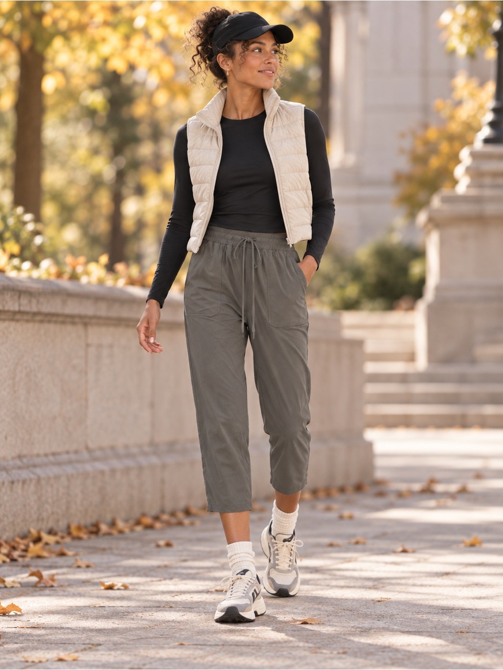 Lululemon Athletica Charcoal Cropped Pants